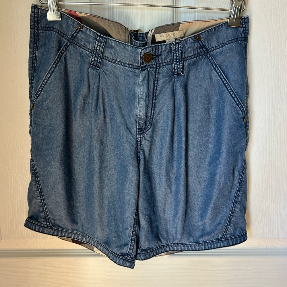 Burberry Blue Jean Shorts for Women